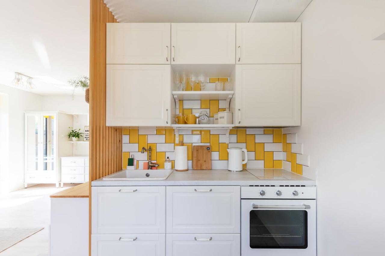 Yellow Studio Paupys Lejlighed Vilnius Eksteriør billede