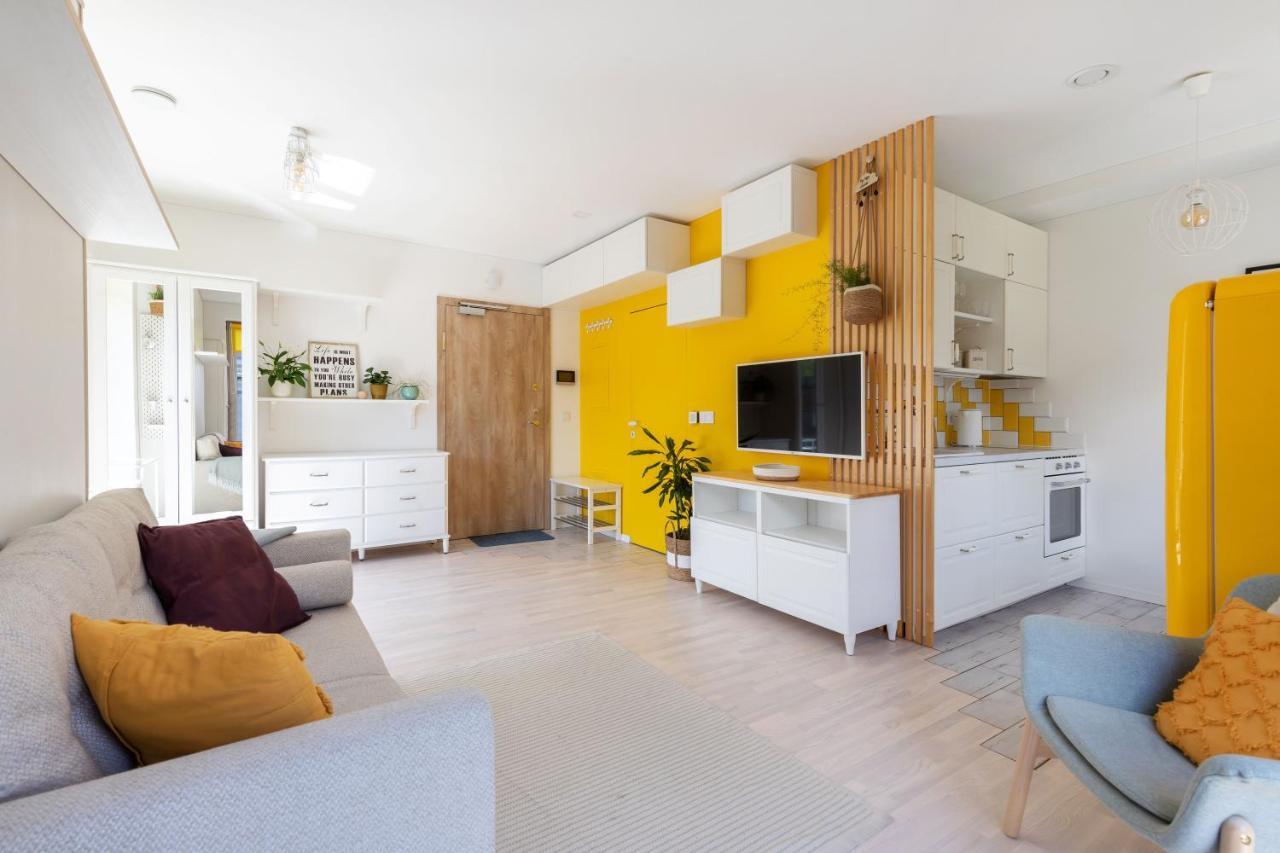 Yellow Studio Paupys Lejlighed Vilnius Eksteriør billede
