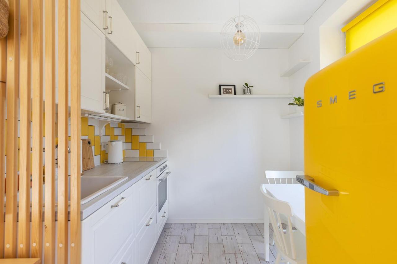 Yellow Studio Paupys Lejlighed Vilnius Eksteriør billede