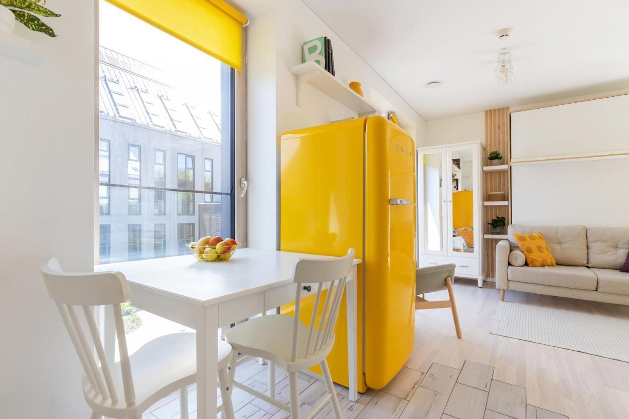 Yellow Studio Paupys Lejlighed Vilnius Eksteriør billede