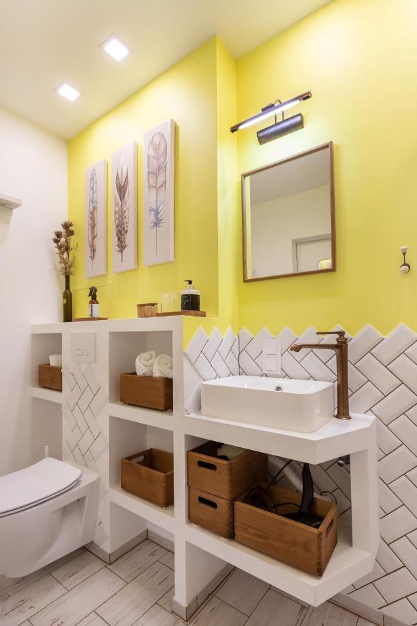 Yellow Studio Paupys Lejlighed Vilnius Eksteriør billede